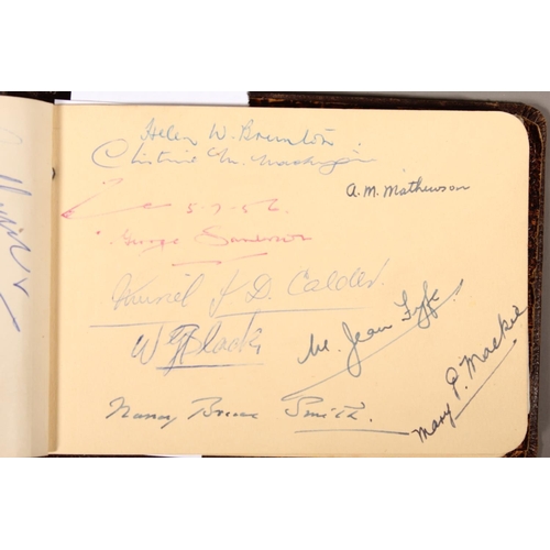 756 - Autograph book containing signatures from mainly the 1960's to include The Beatles, Sydney Devine, J... 