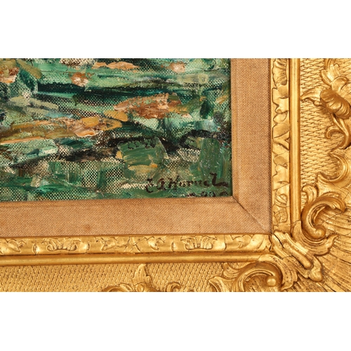 234 - Edward Atkinson Hornel (1864-1933)'Gathering Flowers'Gilt framed oil on canvas, signed and dated 190... 