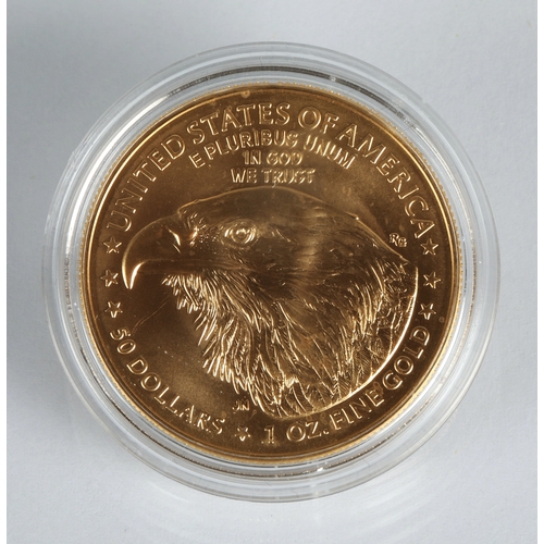 30 - American Eagle 50 Dollar 2021 Liberty coin, 1oz fine gold.*Please note that this lot will only be av... 