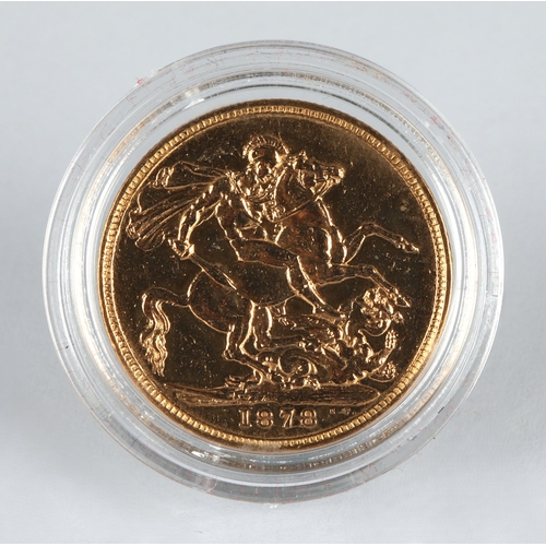 54 - Victorian gold sovereign 1878 (young head).*Please note that this lot will only be available to view... 