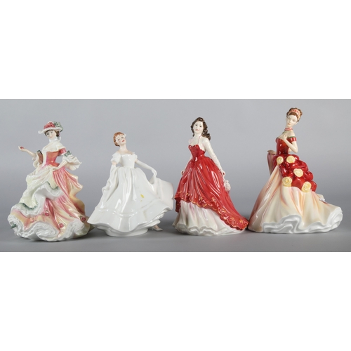 25 - Four Royal Doulton figures to include 'Nancy' HN 2955, 'Special Occasion' HN 4100, 'Rose' HN 3709, a... 