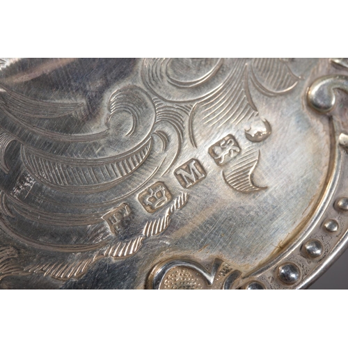 5 - Victorian silver swing handled basket with engraved floral designs by Henry Wilkinson & Co, Shef... 