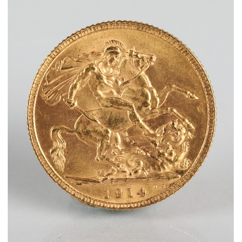 61 - George V gold sovereign 1914.