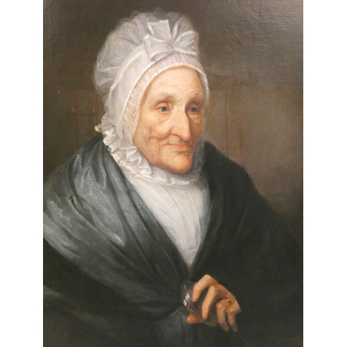194 - Alexander Mosses (1793-1837) of Liverpool.Mary Briggs, nee Symson.Oil on lined canvas.76cm x 62cm.A ... 
