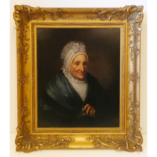 194 - Alexander Mosses (1793-1837) of Liverpool.Mary Briggs, nee Symson.Oil on lined canvas.76cm x 62cm.A ... 