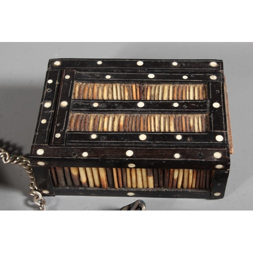 Porcupine quill box, a pair of watchmakers glasses by Theodore Hamblin ...