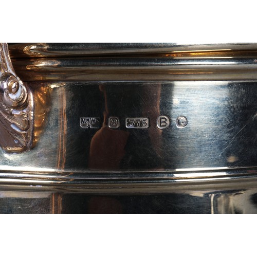 100 - 9ct gold two handled cup and cover of late 18th century style, The Dairy Shorthorn Association 1926 ... 