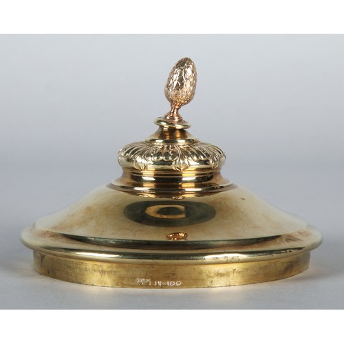 100 - 9ct gold two handled cup and cover of late 18th century style, The Dairy Shorthorn Association 1926 ... 