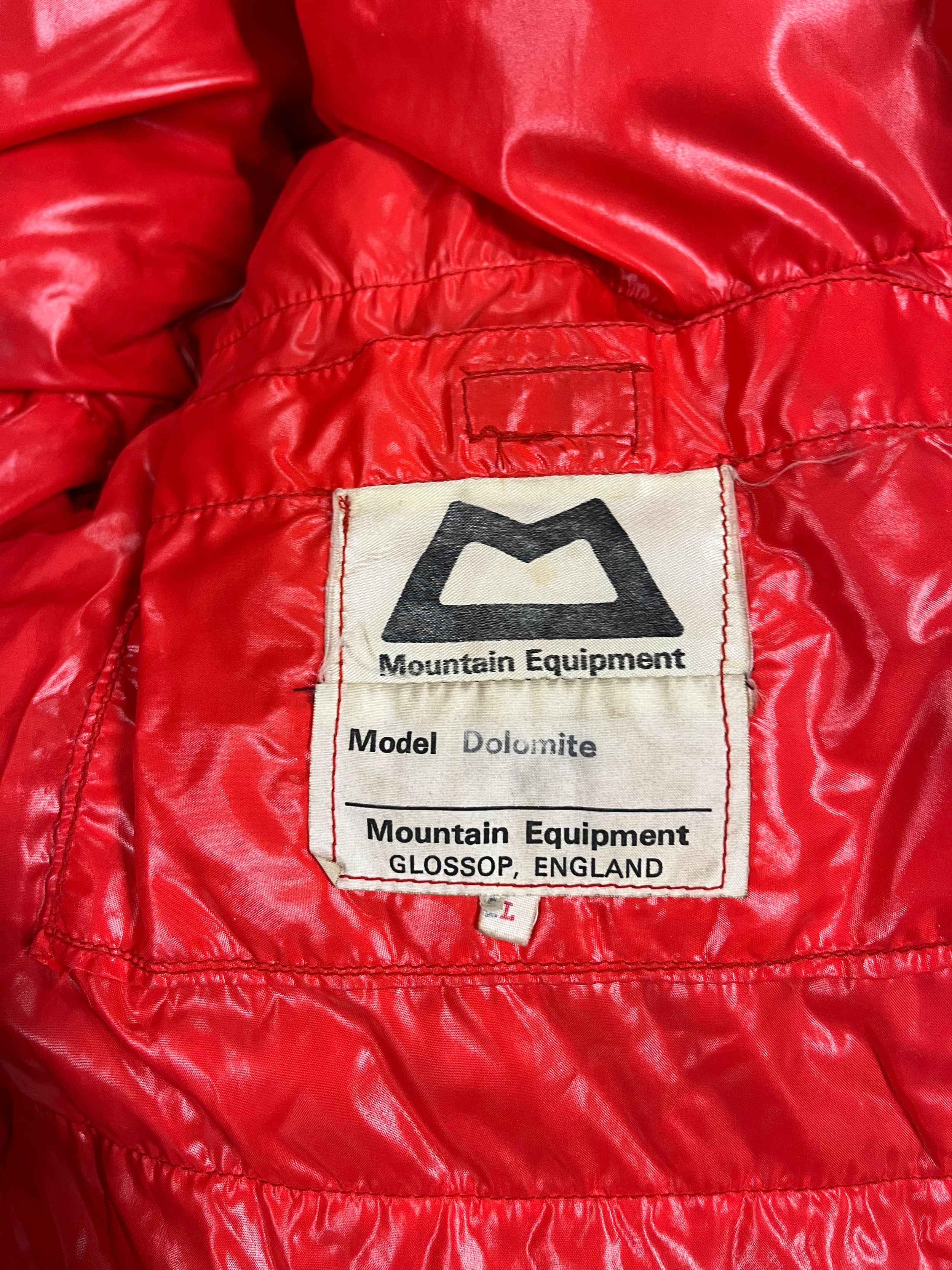 Mountain Rescue jacket and sleeping bag.