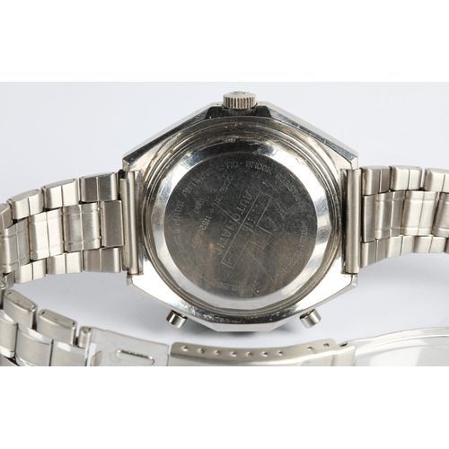 135 - Breitling automatic chronomat gents wristwatch, ref 11525/67, 1808 with stainless steel strap, dial ... 