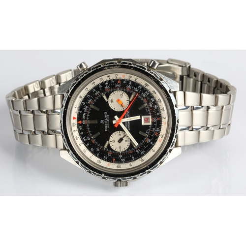 135 - Breitling automatic chronomat gents wristwatch, ref 11525/67, 1808 with stainless steel strap, dial ... 