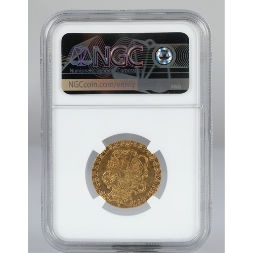 37 - George III gold Guinea 1775 in plastic capsule.*Please note that this lot will only be available to ... 