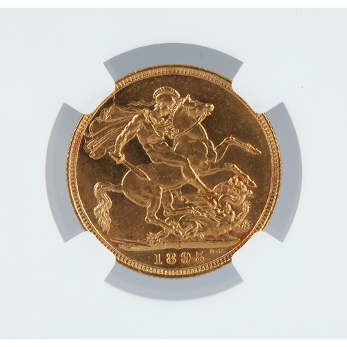 42 - Victorian gold sovereign 1895.*Please note that this lot will only be available to view online and t... 