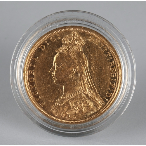49 - Victorian gold sovereign 1889.*Please note that this lot will only be available to view online and t... 