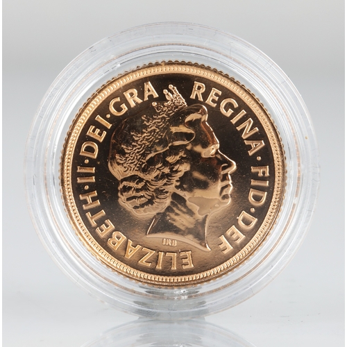 51 - Elizabeth II gold proof sovereign 2012.*Please note that this lot will only be available to view onl... 