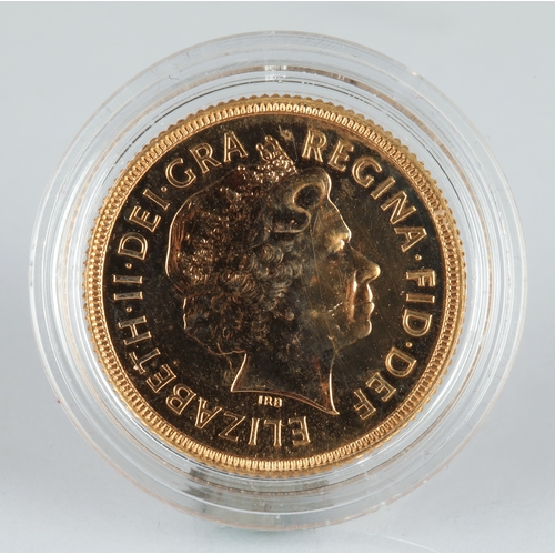 58 - Elizabeth II gold proof sovereign 2002.*Please note that this lot will only be available to view onl... 