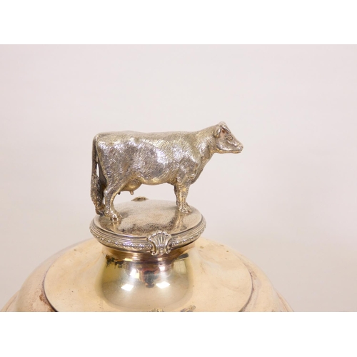 104 - Silver cup and cover, The Melvin Trophy presented by Sir Martin Melvin Bart., of early Georgian styl... 