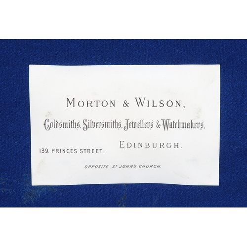 171 - Victorian Scottish silver canteen of cutlery Edinburgh 1885 by Mappin & Webb, to include twelve ... 