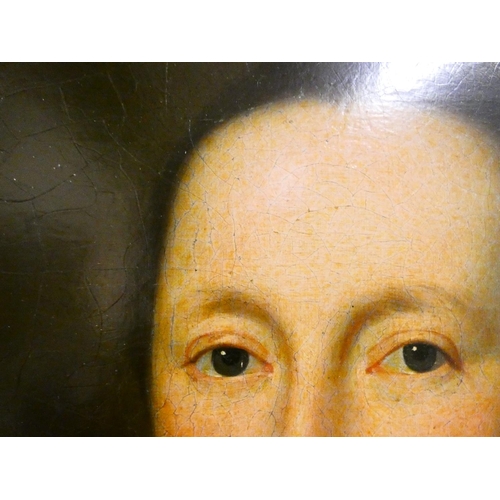 193 - Attributed to Christopher Steele (1733-1767).Mary Briggs (nee Symson), wife of Thomas Briggs.Oil on ... 