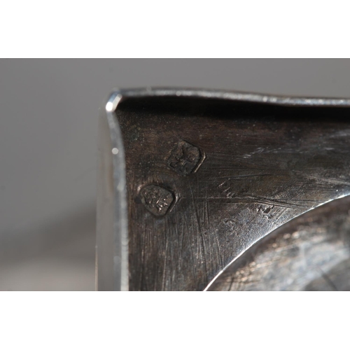 80 - Pair of Georgian silver table salts of boat form by John Emes, London 1800, 240g gross. (2)