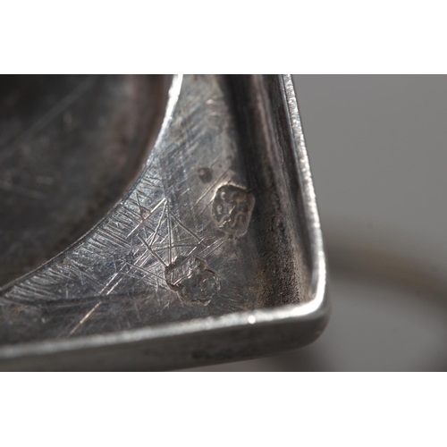 80 - Pair of Georgian silver table salts of boat form by John Emes, London 1800, 240g gross. (2)