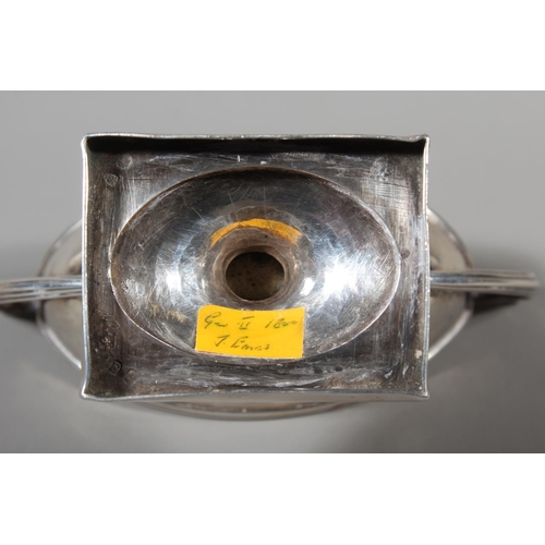 80 - Pair of Georgian silver table salts of boat form by John Emes, London 1800, 240g gross. (2)