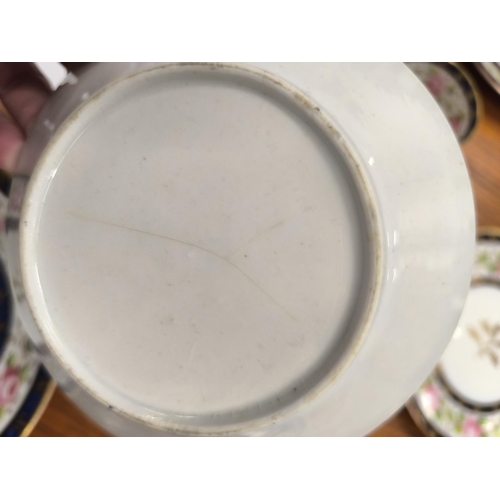 New Hall porcelain tea service Regency pattern no.1865, with blue gilt ...