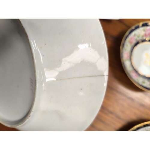 New Hall porcelain tea service Regency pattern no.1865, with blue gilt ...
