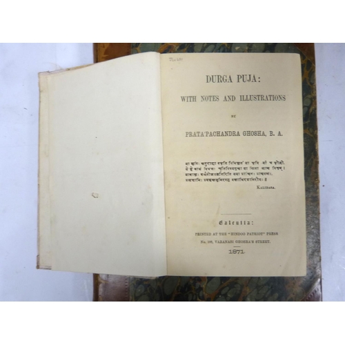 14 - JOHNSON FRANCIS.&nbsp;&nbsp;Hitopadesa, the Sanskrit Text With A Grammatical Analysis. Quarto. Rubbe... 
