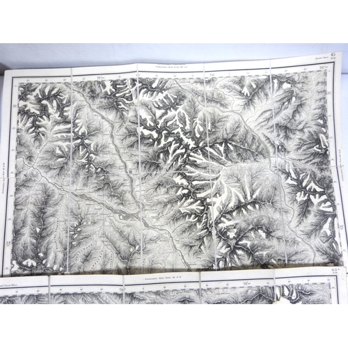 15 - STANFORD EDWARD.&nbsp;&nbsp;6 fldg. eng. maps of Northern India incl. parts of Ladak & Great &am... 