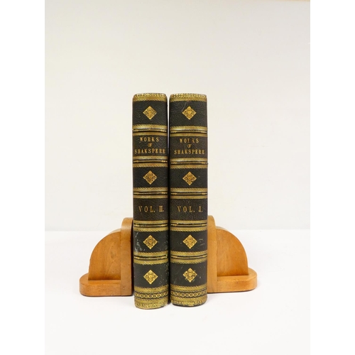 26 - KNIGHT CHARLES (Ed).&nbsp; The Works of Shakspere, Imperial Edition. 2 vols. Eng. frontis, plates &a... 