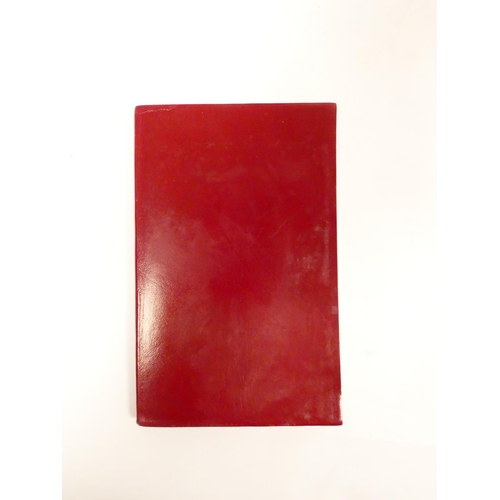 36 - SELIGMAN OLIVER.  Hoppy In Quest Of Fortune. Initials in red & col. text illus. Limp maroon leat... 