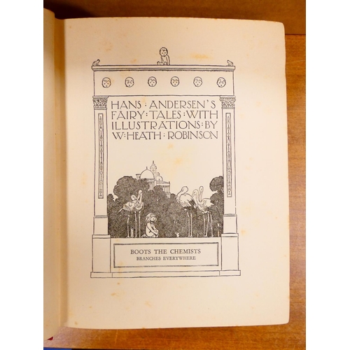 38 - HEATH ROBINSON W.&nbsp;&nbsp;Hans Andersen's Fairy Tales. Tipped in col. plates & other illus. Q... 