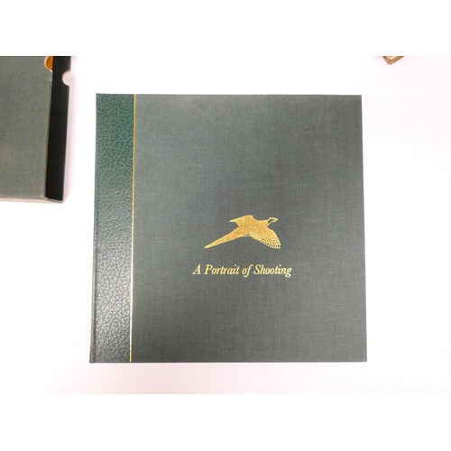 40 - MARCHINGTON JOHN.&nbsp;&nbsp;A Portrait of Shooting. Ltd. ed. 536/1100. Col. plates & wood eng. ... 