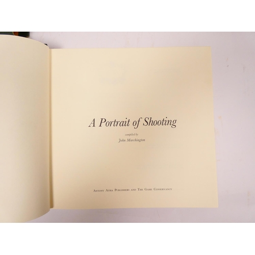 40 - MARCHINGTON JOHN.&nbsp;&nbsp;A Portrait of Shooting. Ltd. ed. 536/1100. Col. plates & wood eng. ... 
