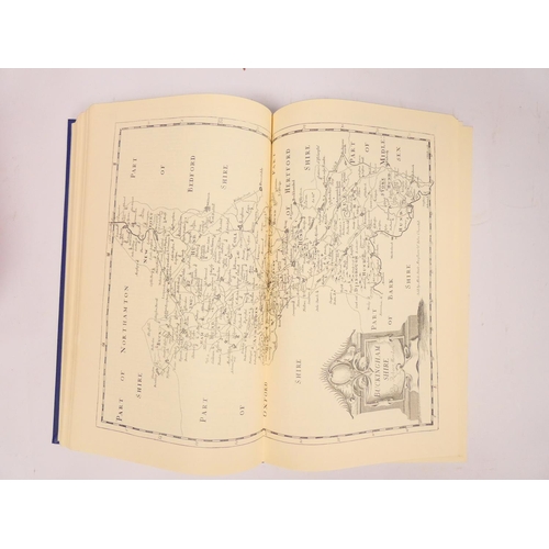 49 - CAMDEN WILLIAM.&nbsp;&nbsp;Britannia. Facsimile of the 1695 edition with fldg. maps. Folio. Qtr. clo... 