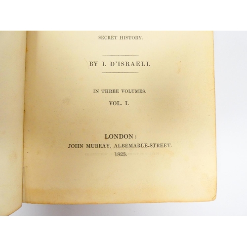 50 - D'ISRAELI I.&nbsp;&nbsp;Curiosities Of Literature. 2 vols., 1791 & 1793, & Second Series of ... 