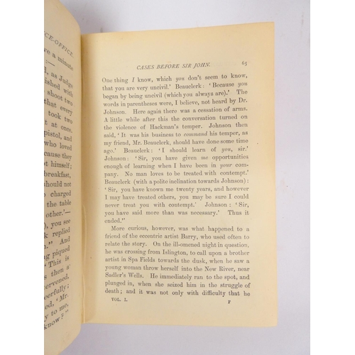 51 - FITZGERALD PERCY.&nbsp;&nbsp;Chronicles of Bow Street Police-Office With An Account of the Magistrat... 