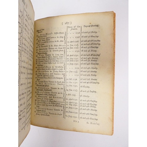 52 - ANDERSON JAMES.&nbsp;&nbsp;History Of Freemasonry. Defective copy with fragment only of title. Fldg.... 