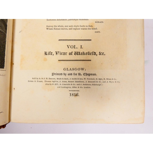 62 - GOLDSMITH OLIVER.&nbsp;&nbsp;The Miscellaneous Works With Memoirs of His Life & Writings. 4 vols... 