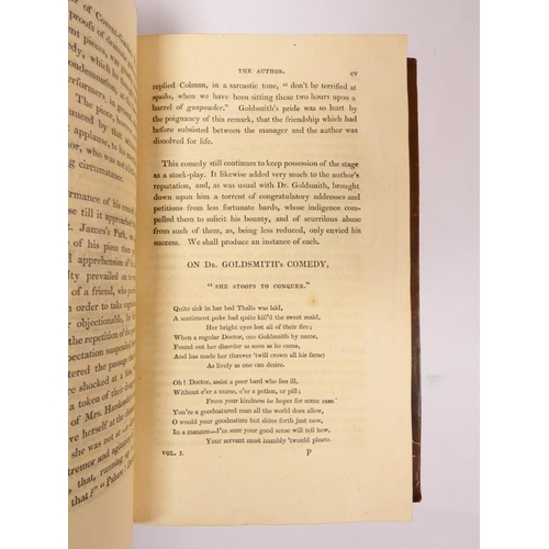 62 - GOLDSMITH OLIVER.&nbsp;&nbsp;The Miscellaneous Works With Memoirs of His Life & Writings. 4 vols... 