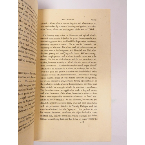 62 - GOLDSMITH OLIVER.&nbsp;&nbsp;The Miscellaneous Works With Memoirs of His Life & Writings. 4 vols... 