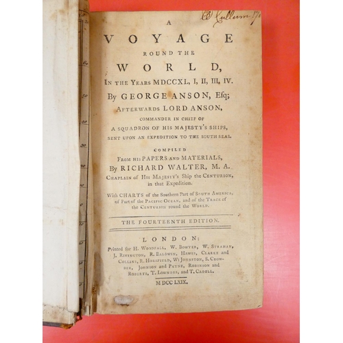 77 - Calf Bindings.  A large carton of various books, mainly odd volumes.