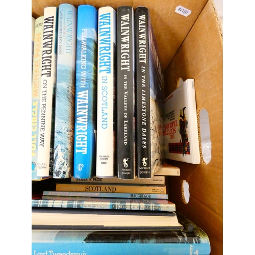 93 - WAINWRIGHT A. & POUCHER W. A.&nbsp;&nbsp;A carton of mainly illus. quarto vols. in d.w's.... 