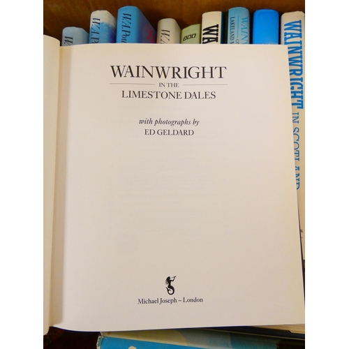 93 - WAINWRIGHT A. & POUCHER W. A.&nbsp;&nbsp;A carton of mainly illus. quarto vols. in d.w's.... 
