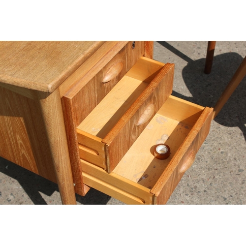 491 - A 1960s Danish teak desk by 
