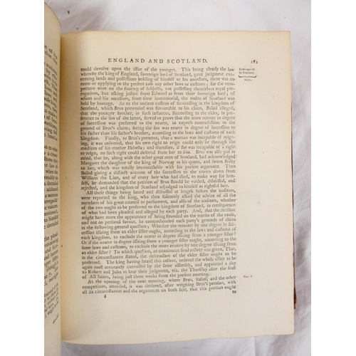 RIDPATH GEORGE & PHILIP. The Border-History of England & Scotland ...