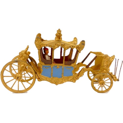 Britains 1950's Elizabeth II Coronation coach set.