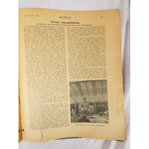 96 - THE AERO.  50 original issues from vols. 2, 3 & 4 of this early aeronautical magazine. Illus. &a... 
