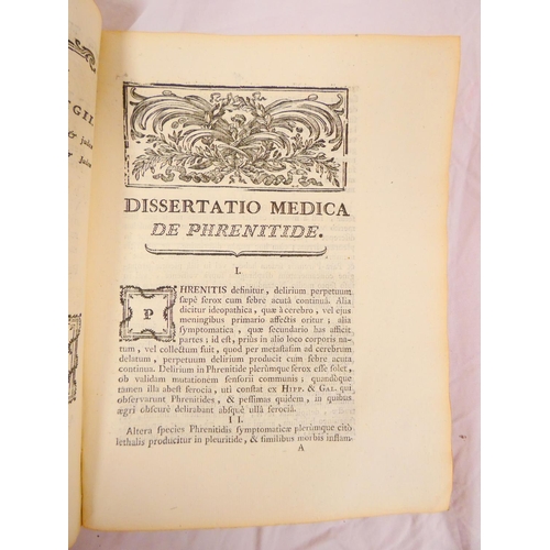 97 - 18th Century Medical Pamphlets. A-P Laborie, Tentamen Medicum de Generatione Morborum, 20pp, Montpel... 